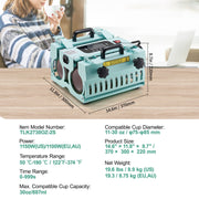 Tumbler Heat Press Machine 2 Station Heaters 11-30oz Mug Press Sublimation V952-SDKKBJSGWAJXGBFN0V3