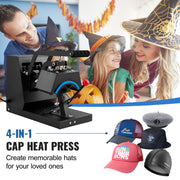 Hat Heat Press Cap Heat Press Machine 4 Heating Pads Sublimation Transfer V952-SDKMJHSY85441L0XUV3