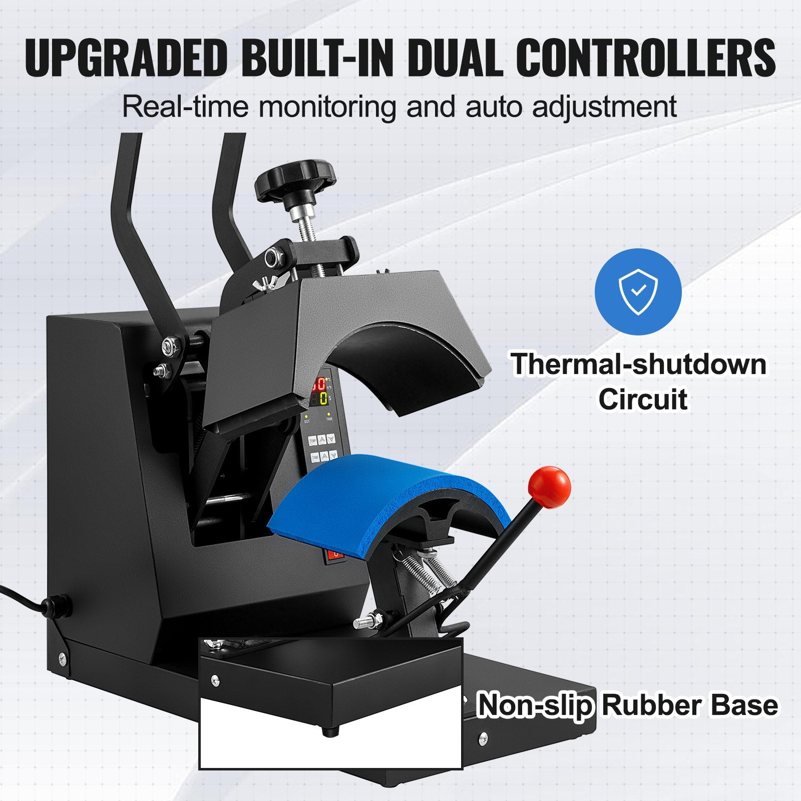 Hat Heat Press Cap Heat Press Machine 4 Heating Pads Sublimation Transfer V952-SDKMJHSY85441L0XUV3