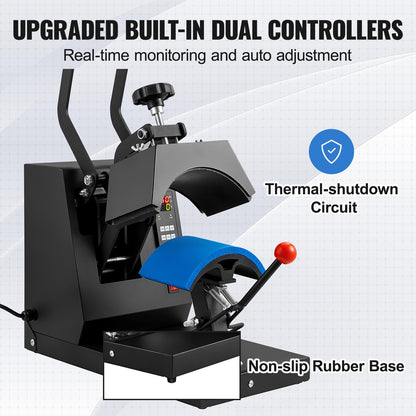 Hat Heat Press Cap Heat Press Machine 4 Heating Pads Sublimation Transfer V952-SDKMJHSY85441L0XUV3