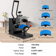 Hat Heat Press Cap Heat Press Machine 4 Heating Pads Sublimation Transfer V952-SDKMJHSY85441L0XUV3