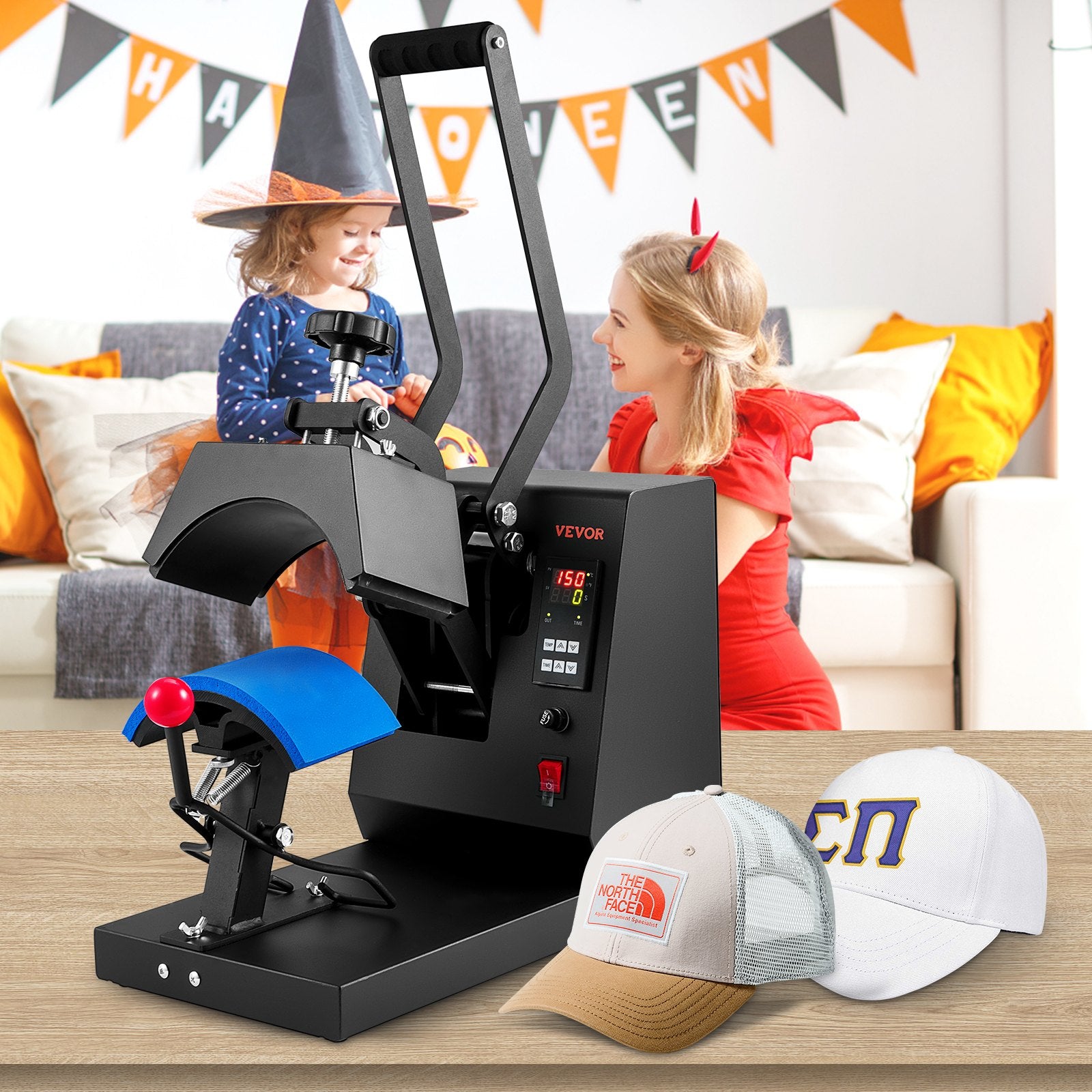 Hat Heat Press Cap Heat Press Machine 4 Heating Pads Sublimation Transfer V952-SDKMJHSY85441L0XUV3