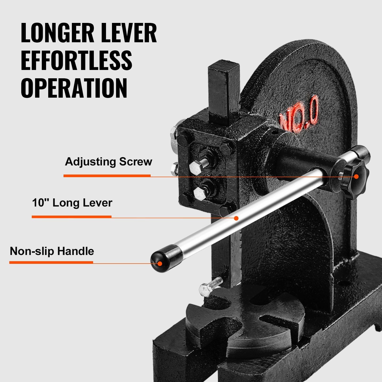 Arbor Press, 0.5 Ton Manual Arbor Press, 11.68" Maximum Height, Cast Iron Heavy-duty Manual Desktop Arbor V952-SDKYLJGG05T0AP25JV0