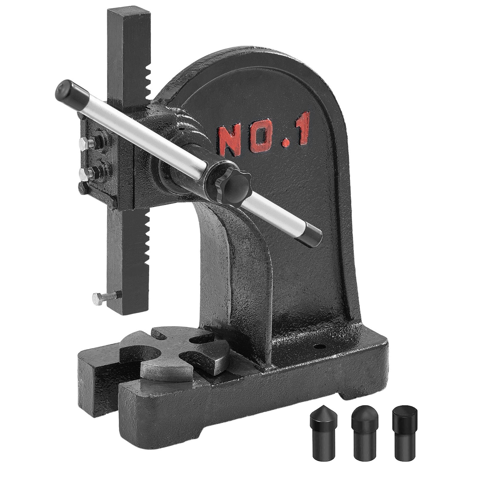 Arbor Press, 1 Ton Manual Arbor Press, 5.9" Maximum Height, Cast Iron Heavy-duty Manual Desktop Arbor Press, V952-SDKYLJGG1T00BW6W1V0