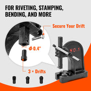 Arbor Press, 1 Ton Manual Arbor Press, 5.9" Maximum Height, Cast Iron Heavy-duty Manual Desktop Arbor Press, V952-SDKYLJGG1T00BW6W1V0