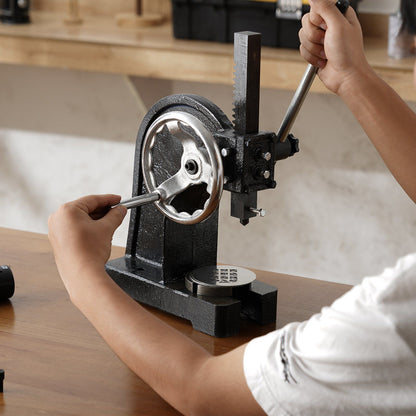 Arbor Press, 1 Ton Manual Arbor Press with Handwheel, 15cm Maximum Height, Cast Iron Heavy-duty Manual V952-SDKYLJGGSL1T2G169V0