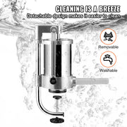 Sausage Stuffer 2.5LBS/1.5L Capacity Homemade Sausage Maker Stainless Steel V952-SDLSBXGGC15L18HO0V0