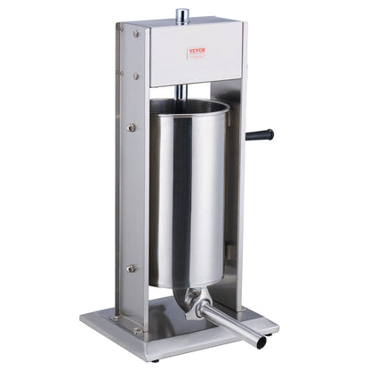 Manual Sausage Stuffer 15 L Vertical Sausage Machine 304 Stainless Steel V952-SDLSBXGGCJ155Q4DYV0