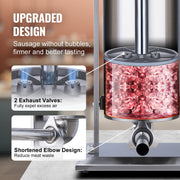 Manual Sausage Stuffer 15 L Vertical Sausage Machine 304 Stainless Steel V952-SDLSBXGGCJ155Q4DYV0