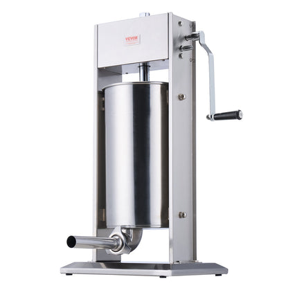Manual Sausage Stuffer 15 L Vertical Sausage Machine 304 Stainless Steel V952-SDLSBXGGCJ155Q4DYV0