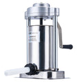 Manual Sausage Stuffer, 2 L / 5 LBS Vertical Sausage Machine with G-type Clamp, Food-Grade 304 Stainless V952-SDLSBXGGCJ2LHRF1AV0