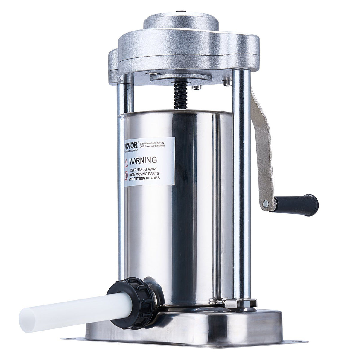 Manual Sausage Stuffer, 2 L / 5 LBS Vertical Sausage Machine with G-type Clamp, Food-Grade 304 Stainless V952-SDLSBXGGCJ2LHRF1AV0