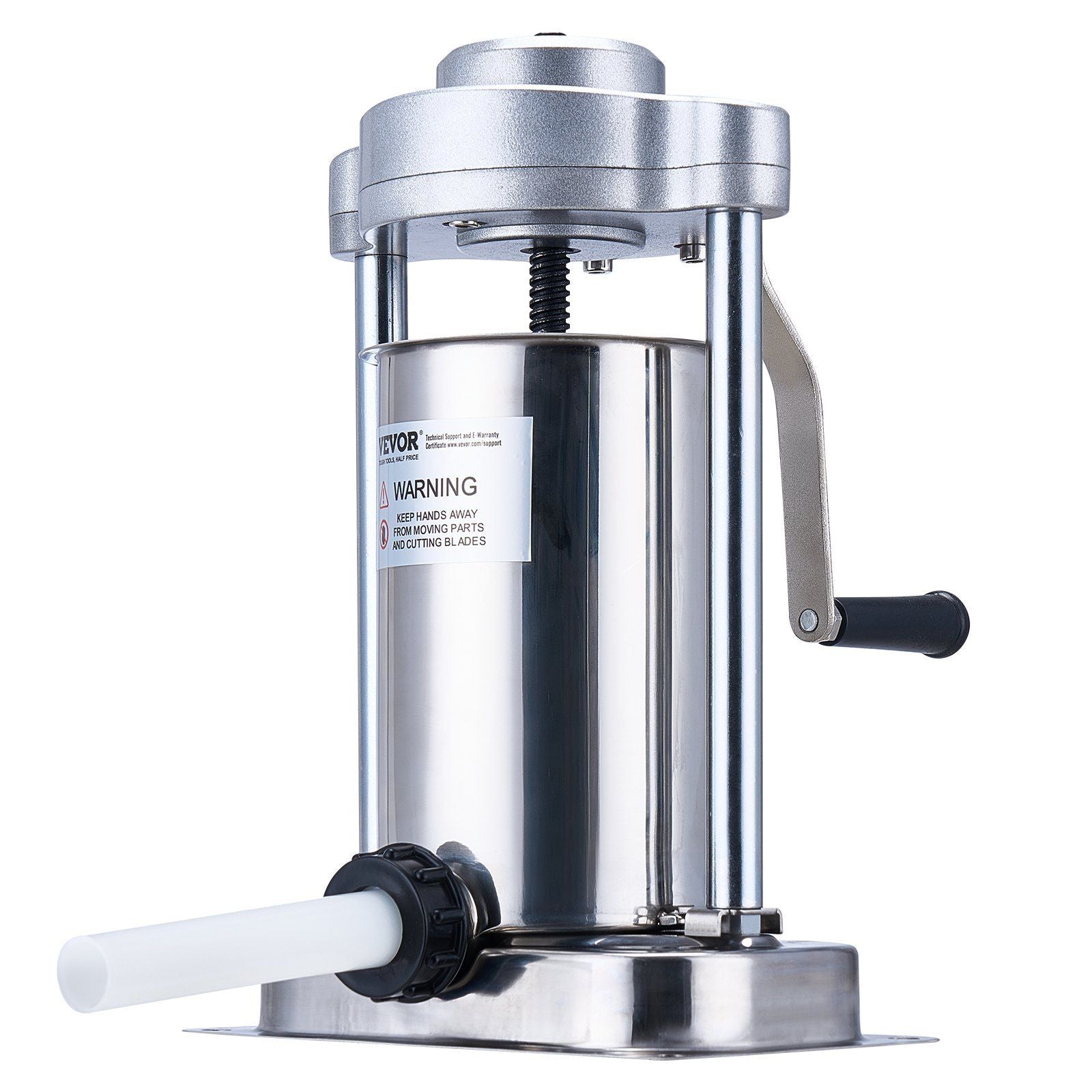 Manual Sausage Stuffer, 2 L / 5 LBS Vertical Sausage Machine with G-type Clamp, Food-Grade 304 Stainless V952-SDLSBXGGCJ2LHRF1AV0