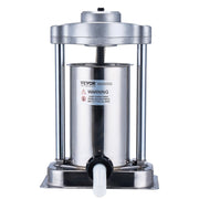 Manual Sausage Stuffer, 2 L / 5 LBS Vertical Sausage Machine with G-type Clamp, Food-Grade 304 Stainless V952-SDLSBXGGCJ2LHRF1AV0