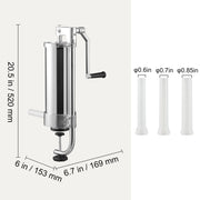 Sausage Stuffer 5LBS/3L Capacity Homemade Sausage Maker Stainless Steel V952-SDLSBXGGCJ3L10KSCV0