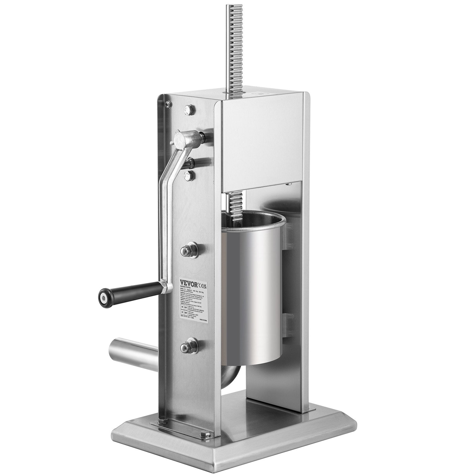 Sausage Stuffer 5LBS/3L Capacity Homemade Sausage Maker Stainless Steel V952-SDLSBXGGCJ3L2X1I2V0