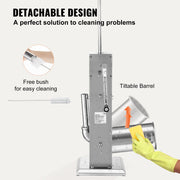 Sausage Stuffer 8LBS/5L Capacity Homemade Sausage Maker Stainless Steel V952-SDLSBXGGCJ5L2YBS3V0
