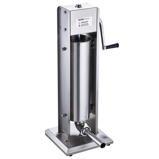 Manual Sausage Stuffer, 7 L / 15 LBS Vertical Sausage Machine, Dual-Speed Meat Stuffer, Made of Food-Grade V952-SDLSBXGGCJ7L5STTEV0