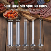 Manual Sausage Stuffer, 7 L / 15 LBS Vertical Sausage Machine, Dual-Speed Meat Stuffer, Made of Food-Grade V952-SDLSBXGGCJ7L5STTEV0