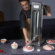 Manual Sausage Stuffer, 7 L / 15 LBS Vertical Sausage Machine, Dual-Speed Meat Stuffer, Made of Food-Grade V952-SDLSBXGGCJ7L5STTEV0