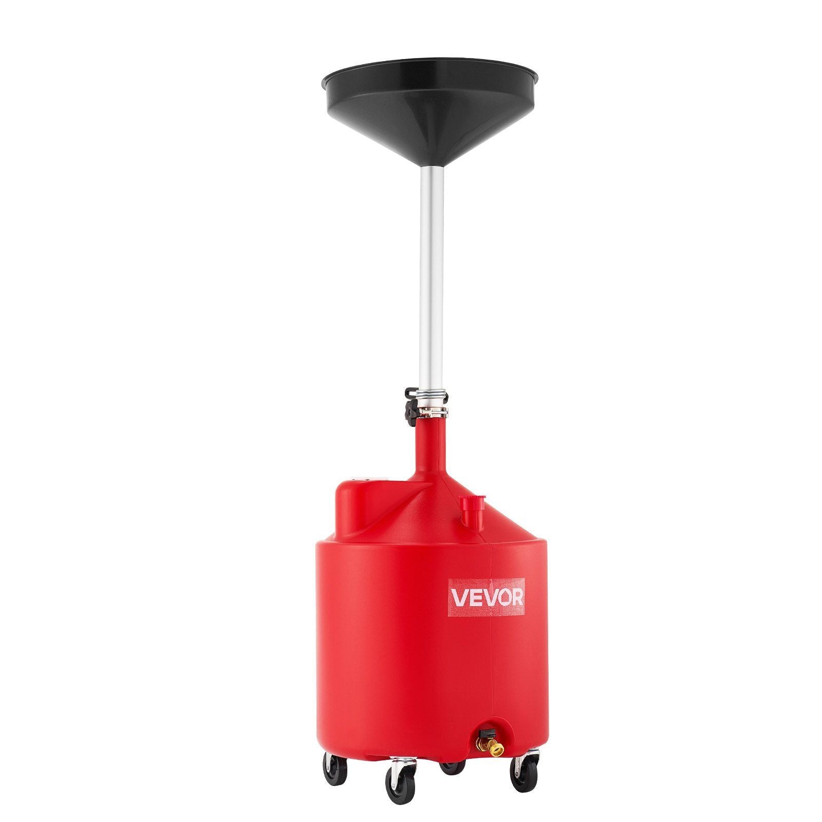 68L Waste Oil Drain Tank, Industrial Fluid Drain Tank with Adjustable Funnel Height, Portable Oil Drainer V952-SDLSPYPSL18GVK731001V0