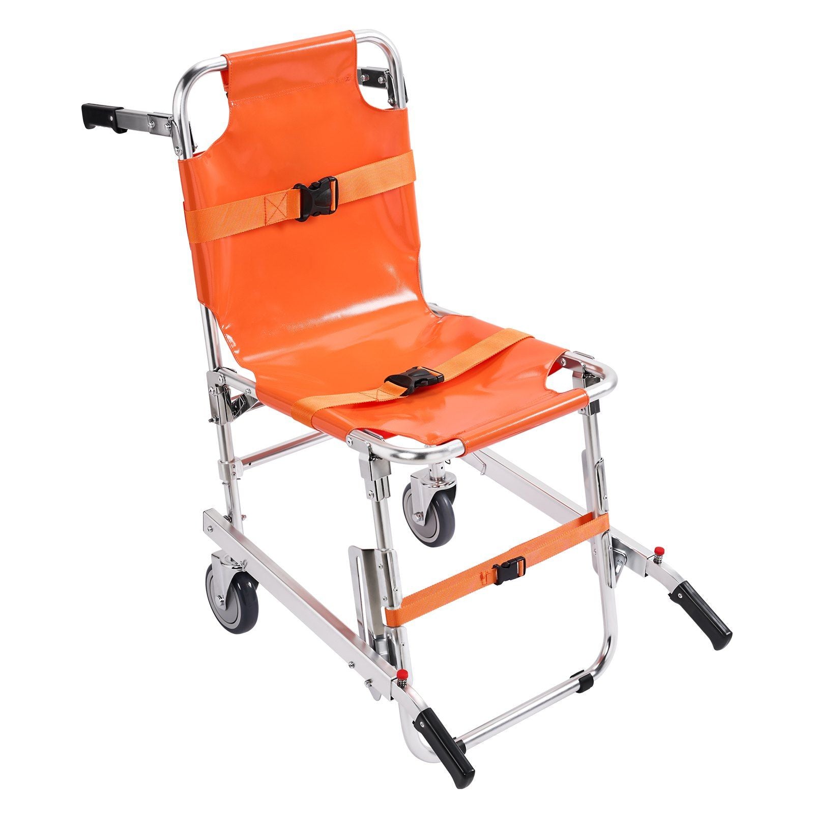 EMS Stair Chair, 159 kg Load Capacity, Foldable Aluminum Emergency Stair Climbing Wheelchair with 2 Wheels, V952-SDLYPLCSTS00G9IQZV0