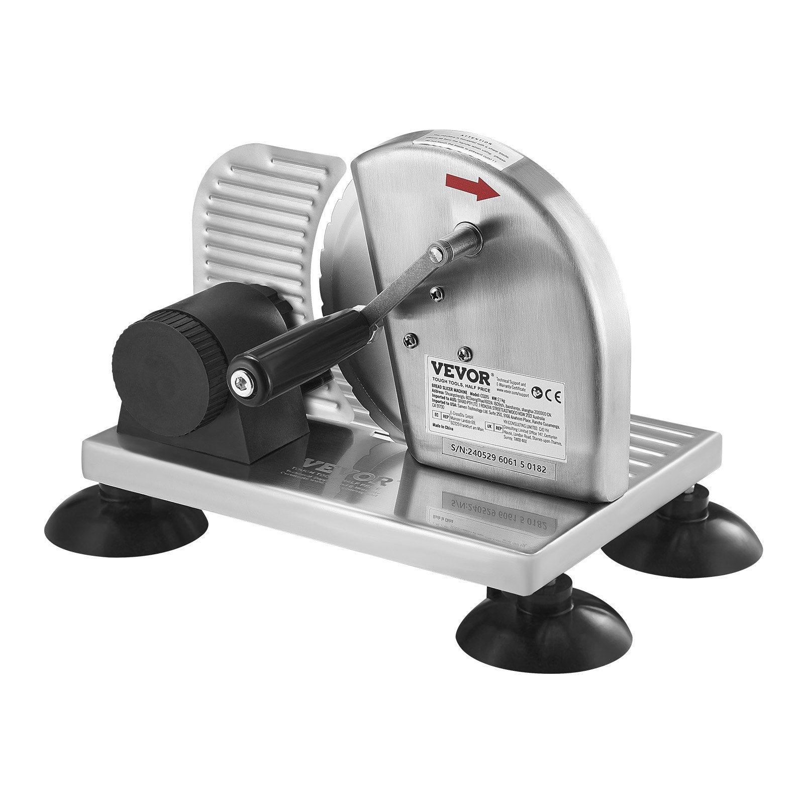 Manual Bread Slicer 0-6" Cheeser Butter Cutting for Kitchen Restaurant V952-SDMBQPJ75INC4T7C3V0