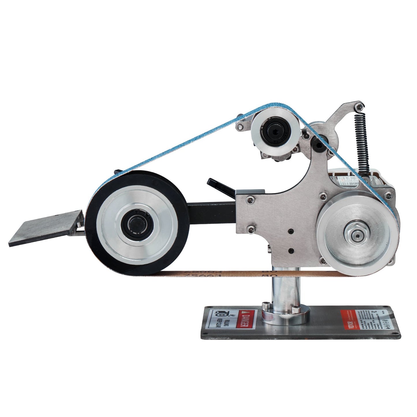 Belt Grinder Sander, 30 x 1-Inch Variable Speed Belt Polisher with VFD, 550W Polishing Grinding Machine with V952-SDMC550W301ITG5FHV3