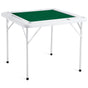 Mahjong Table, 4 Player Folding Domino Table with Wear-Resistant Green Tabletop, Portable Square Card Table V952-SDMJZBSWZDMJOF0ZJV0