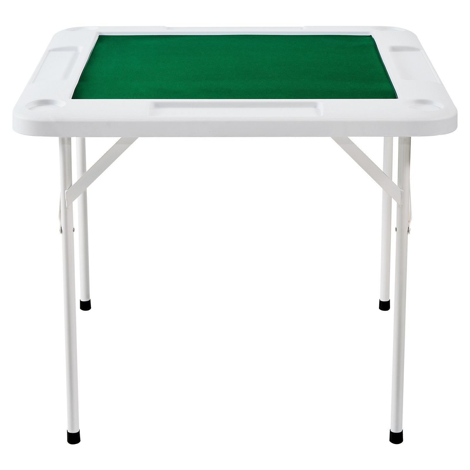 Mahjong Table, 4 Player Folding Domino Table with Wear-Resistant Green Tabletop, Portable Square Card Table V952-SDMJZBSWZDMJOF0ZJV0