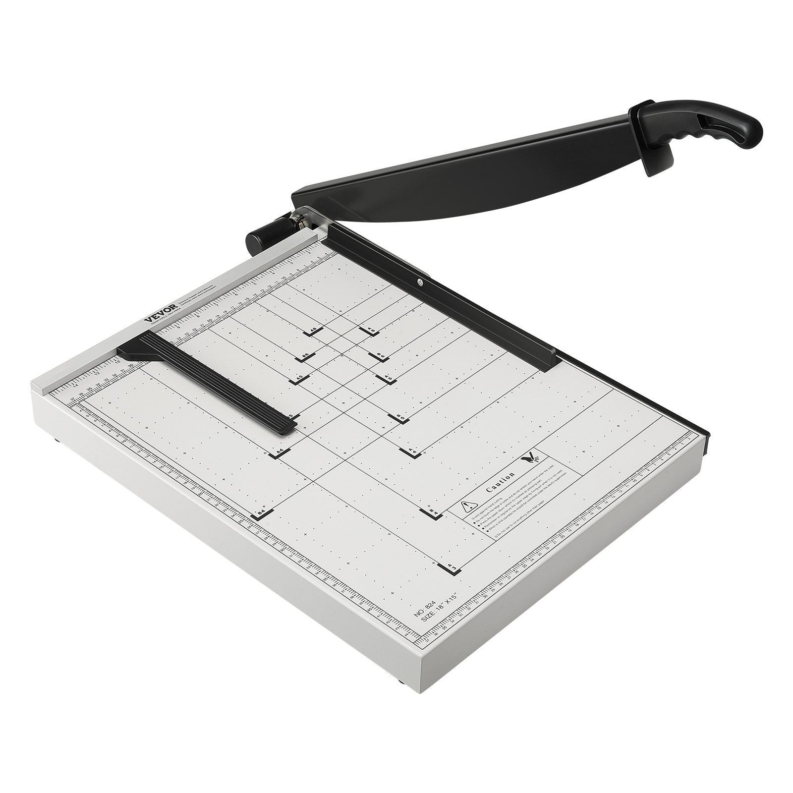 Paper Cutter, Guillotine Trimmer, 457 mm Cut Length, 20 Sheets Capacity, Heavy Duty Guillotine Paper Cutter V952-SDQZJZXQZJ184TBKTV0