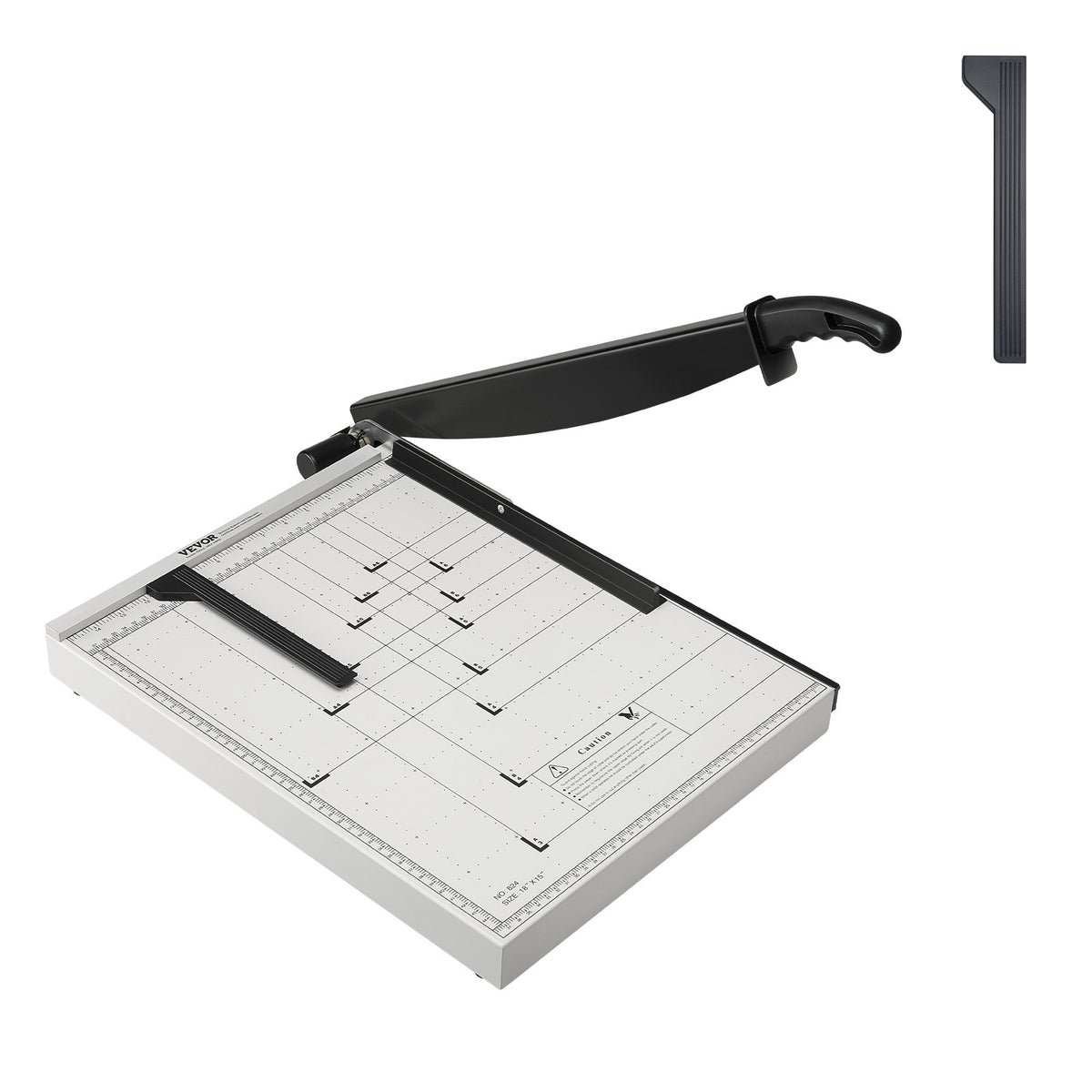 Paper Cutter, Guillotine Trimmer, 457 mm Cut Length, 20 Sheets Capacity, Heavy Duty Guillotine Paper Cutter V952-SDQZJZXQZJ184TBKTV0
