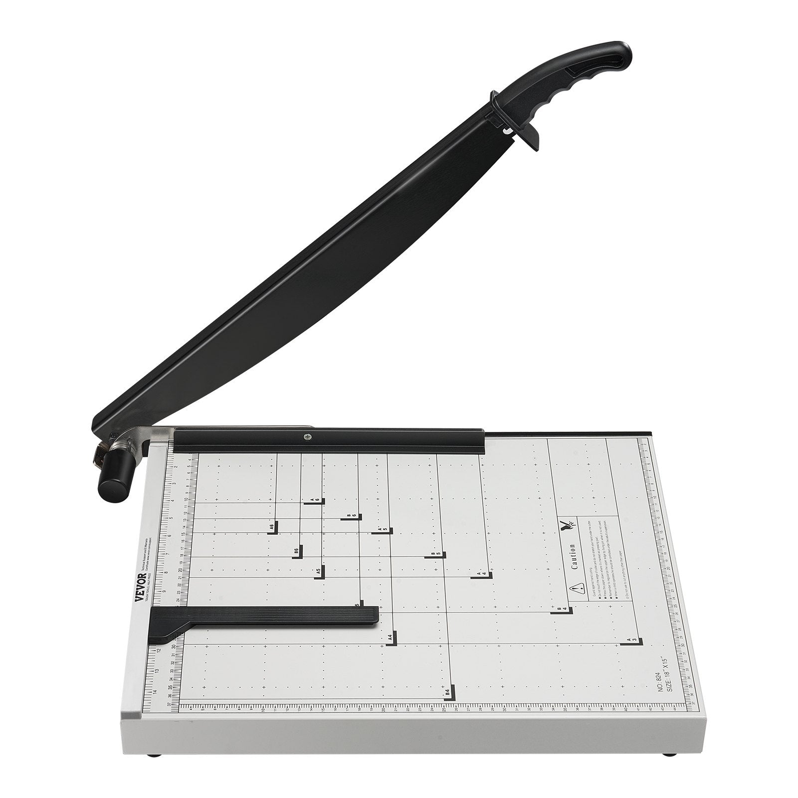 Paper Cutter, Guillotine Trimmer, 457 mm Cut Length, 20 Sheets Capacity, Heavy Duty Guillotine Paper Cutter V952-SDQZJZXQZJ184TBKTV0