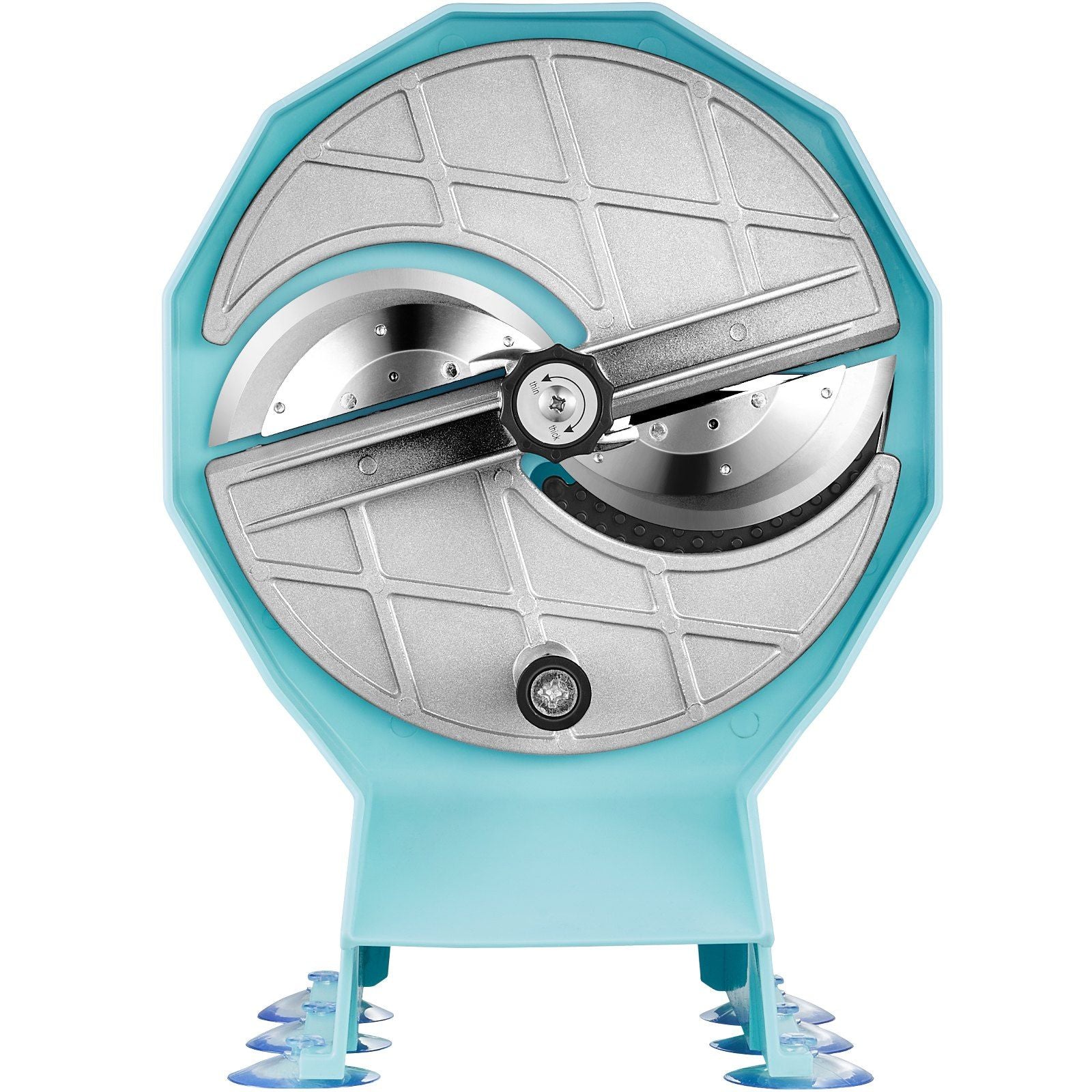 Manual Vegetable Fruit Slicer, 0-0.5"/0-12mm Thickness Adjustable Commercial Slicer Machine, Double Feed V952-SDSCQPJWS1SLW9SE2V0