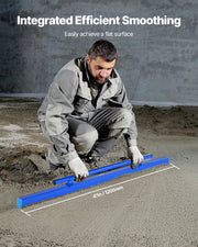 Concrete Screed, 120.5 cm Screed with Level Vial, Easy Cleanup & End Cap Design, Aluminum Lightweight & V952-SDSHNTFZ48YCBHU12001V0