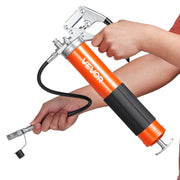 Grease Gun, 8000 PSI High Pressure, Heavy Duty Pistol Grip Grease Gun Kit with 0.4 L Capacity, Includes 46 cm V952-SDSHYQZXSQSWDET7X001V0