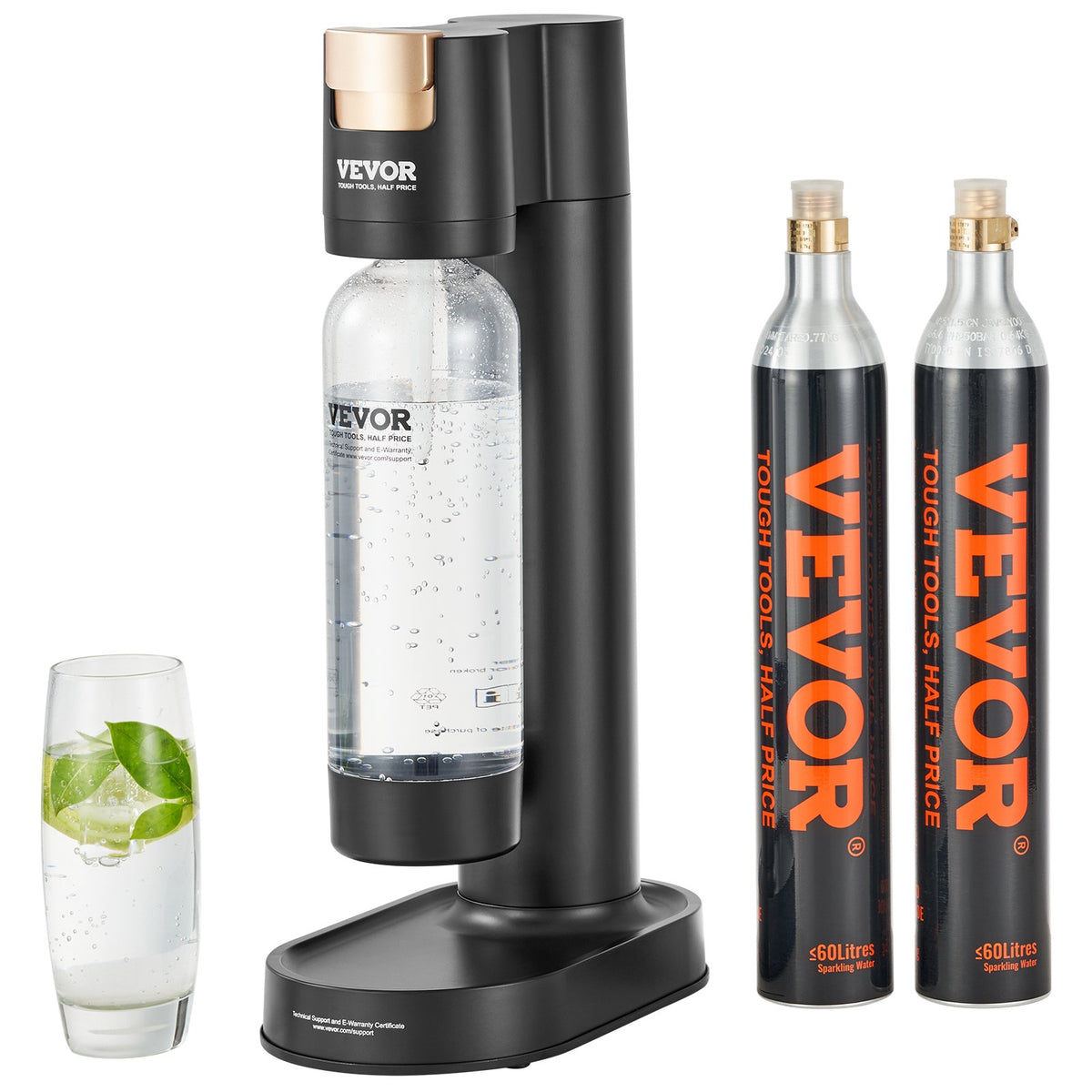 Sparkling Water Maker, Soda Maker Machine for Home Carbonating, Seltzer Water Starter Kit with BPA-free 1L V952-SDSJHCO2QP1LLTZYNV0