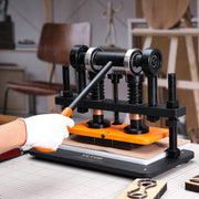 Leather Cutting Machine, 10.2 x 4.7 in Embossing Plate Manual Die Cutter, 0.47 in Pressure Stroke Leather V952-SDSLPGYHJ26XWNZX0V0