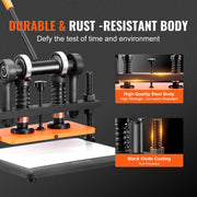 Leather Cutting Machine, 11 x 5.5 in Embossing Plate Manual Die Cutter, 0.47 in Pressure Stroke Leather V952-SDSLPGYHJ28XE5XVZV0