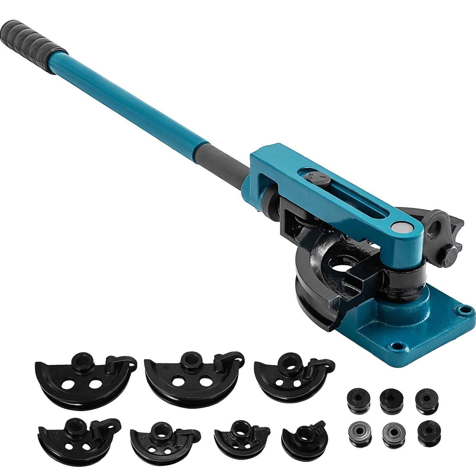 Pipe Tube Bender, 3/8" to 1" Manual Pipe Tube Bender, with 7 Dies, Heavy Duty Tube Bender Tubing of Steel V952-SDWGJ000000000001V0