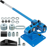 YP-9 Manual Bender, Soild Round Square Bar Metal Bender with 7 Bending Dies, Metal Rod Bar Bender Bending V952-SDWGJ1-3INCH00001V0