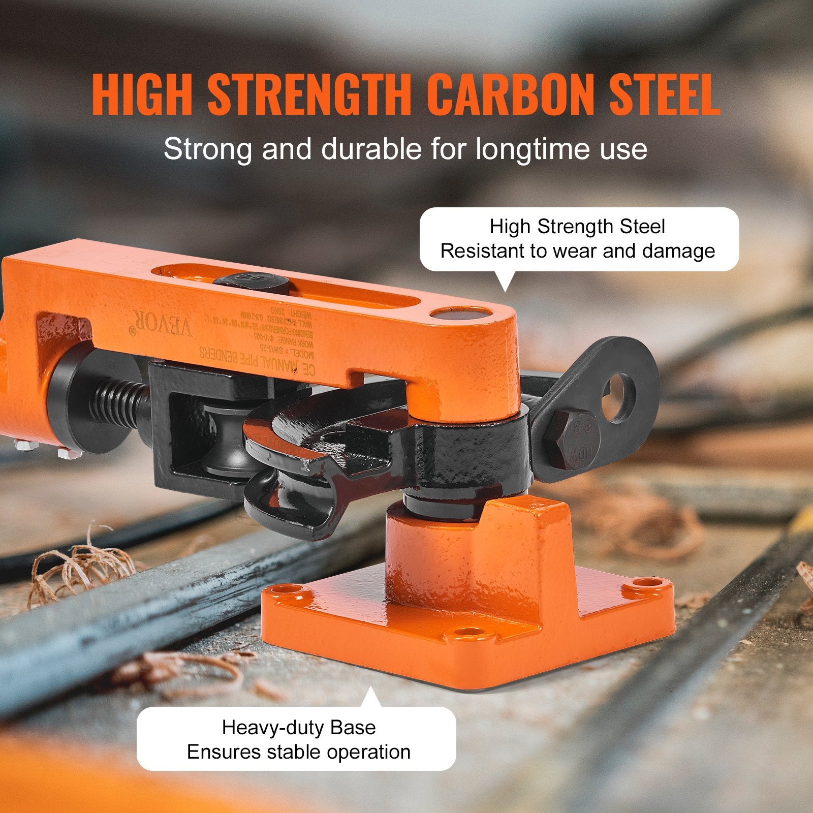 Pipe Tube Bender, 3/8" to 1" OD Manual Pipe Tube Bender with 7 Bending Dies, 180 degrees Copper Aluminum V952-SDWGJCSGY7381K20RV0