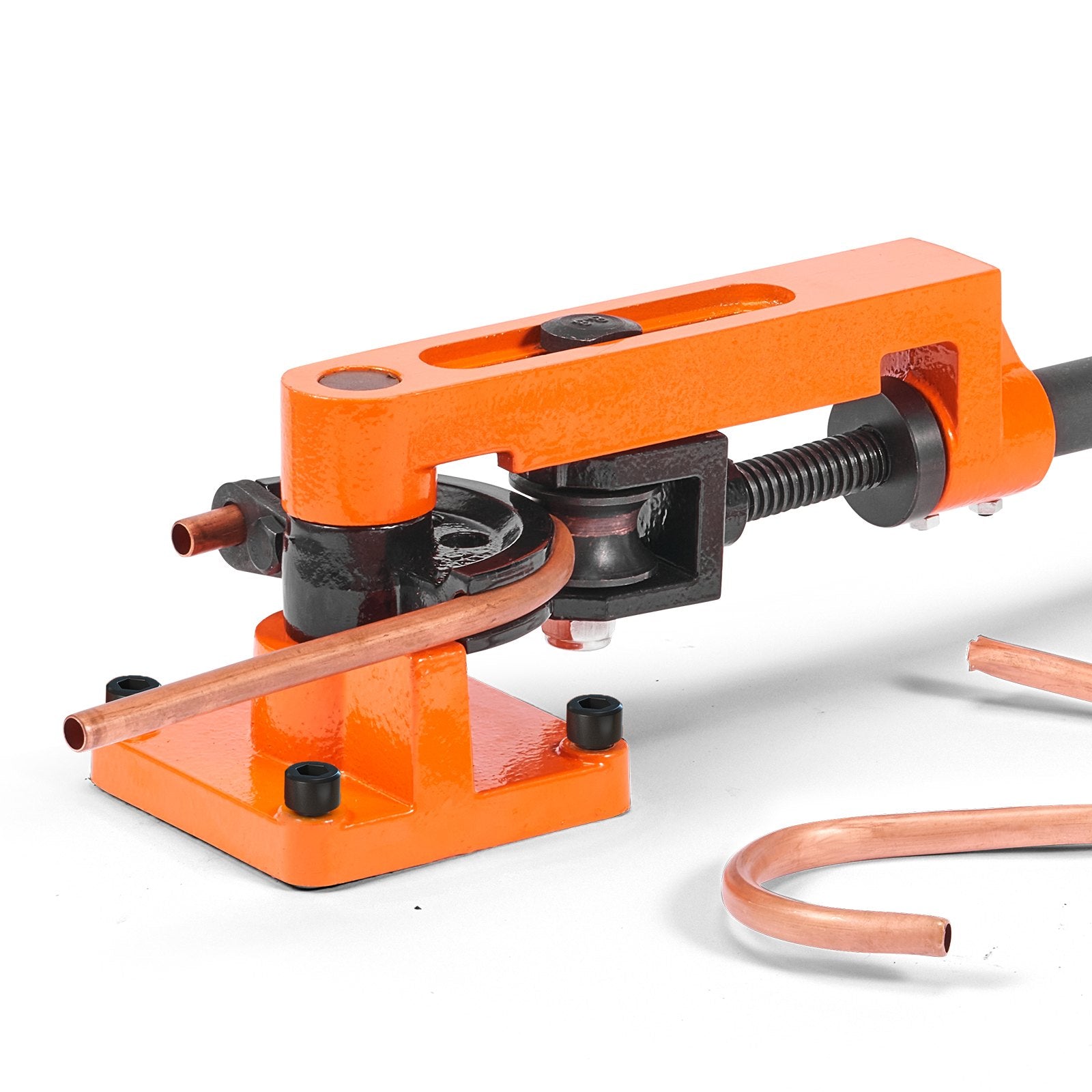 Pipe Tube Bender, 3/8" to 1" OD Manual Pipe Tube Bender with 7 Bending Dies, 180 degrees Copper Aluminum V952-SDWGJCSGY7381K20RV0