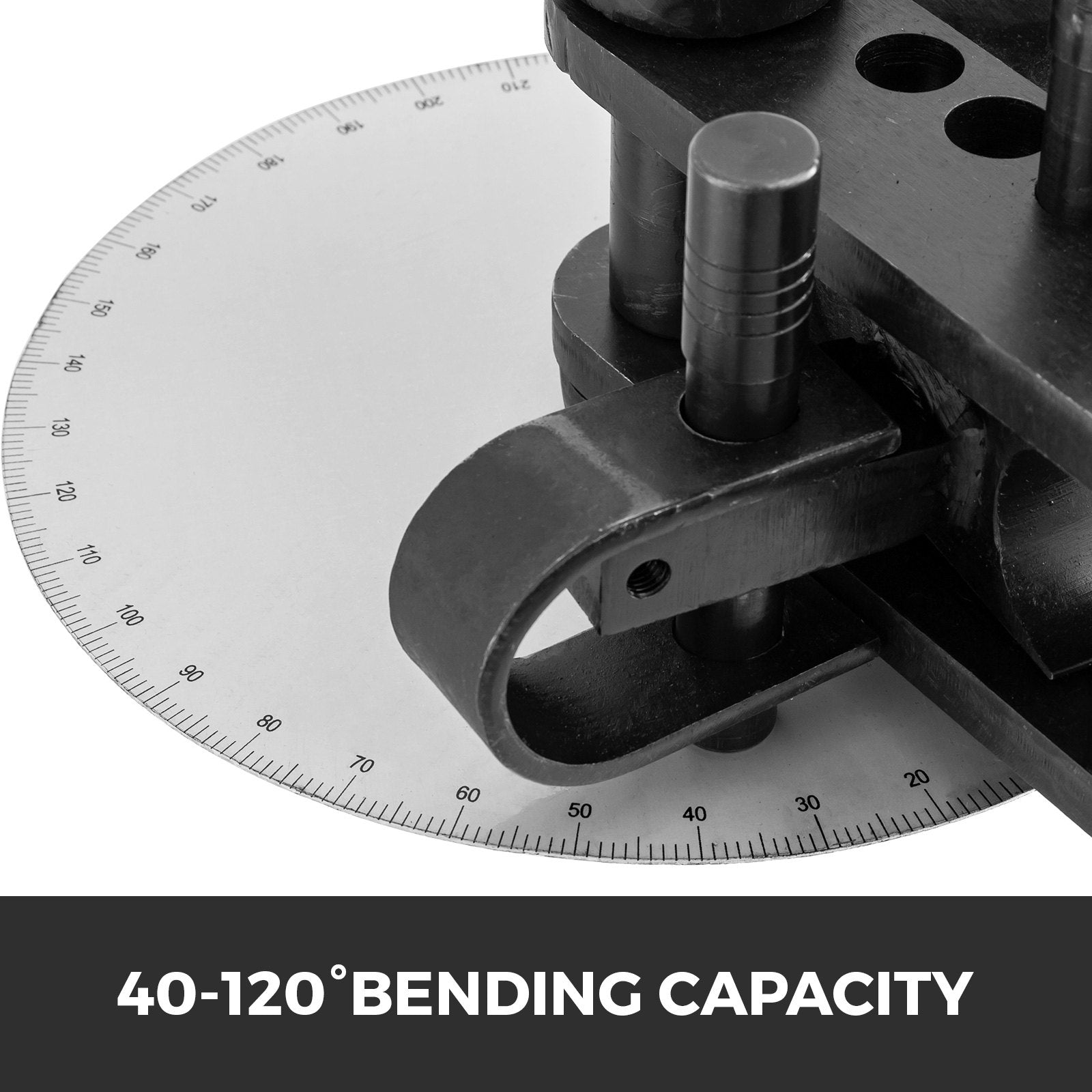 Tube Bender Max Bending Degree 240 degrees,Heavy Duty Metal Pipe and Tube Notcher With 3 Dies,Tube Pedestal V952-SDWGJTB-300000001V0