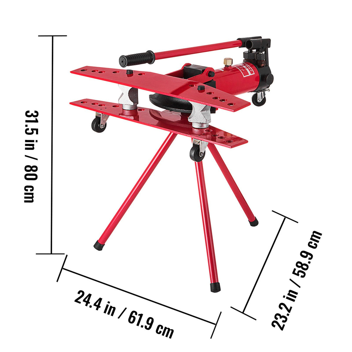 Manual Pipe Bender Plumbers Tool 16T, Pipe Bending Machine 1/2-2 Inch, Pipe Bending Pipe Bending Machine V952-SDWGQ16TWGQ000001V0