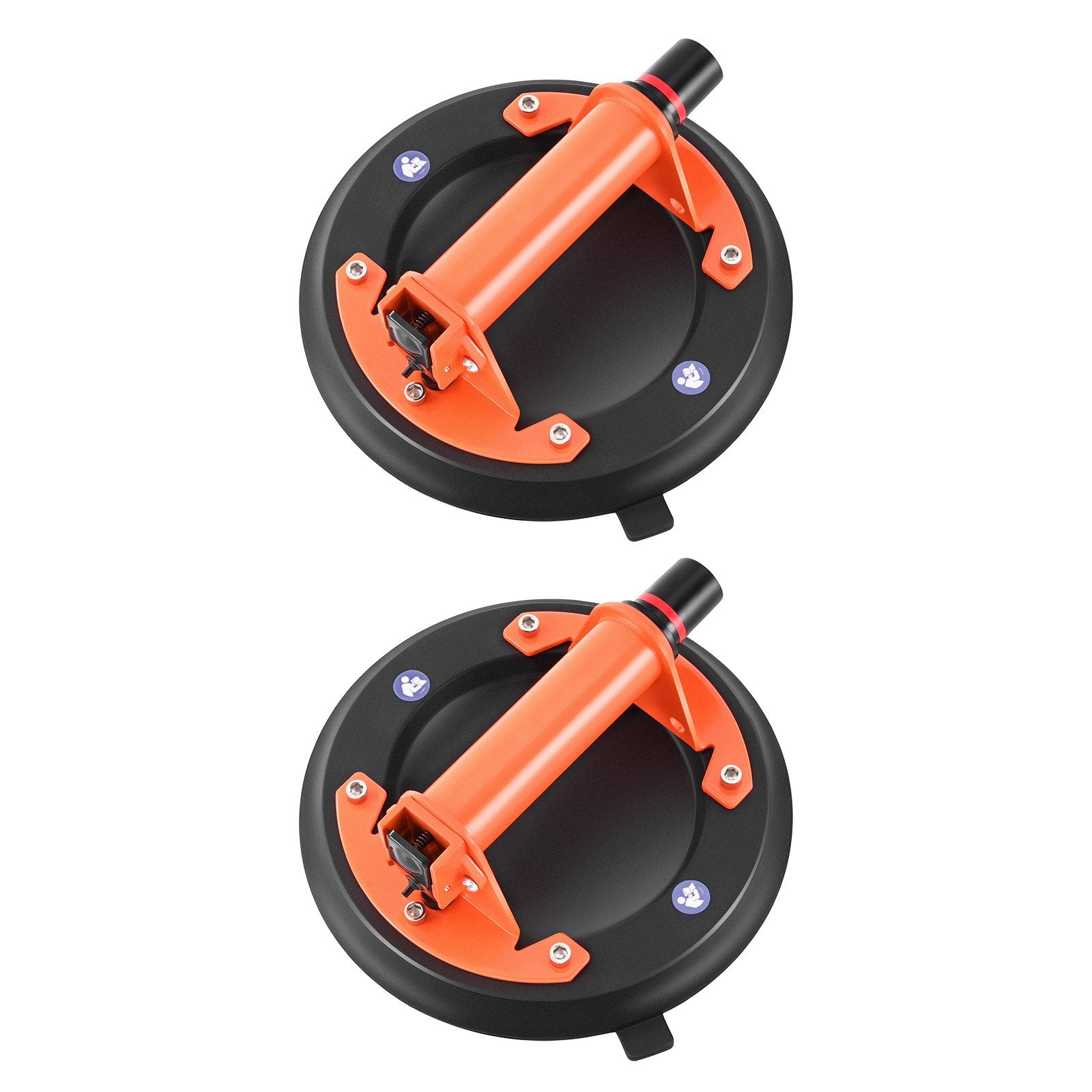 Vacuum Suction Cup, 203 mm Vacuum Glass Lifter with Metal Handle, 195 kg Max Lifting Capacity Tile Suction V952-SDXP8YC275BJBHP02001V0