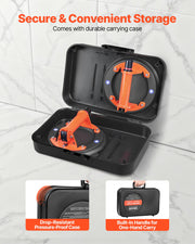 Vacuum Suction Cup, 203 mm Vacuum Glass Lifter with Metal Handle, 195 kg Max Lifting Capacity Tile Suction V952-SDXP8YC275BJBHP02001V0