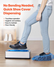 Shoe Cover Dispenser, Automatic Shoe Covers Dispenser with 100 Pcs of Non-Slip Disposable Shoes Covers, Fits V952-SDXTJYCXXTMB0GXXD001V0