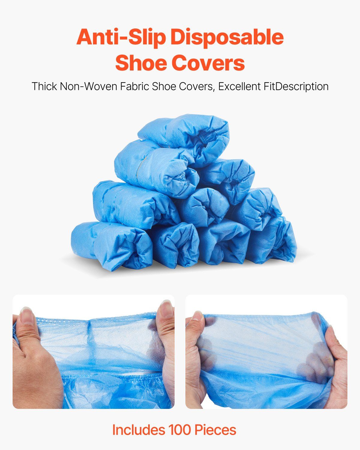 Shoe Cover Dispenser, Automatic Shoe Covers Dispenser with 100 Pcs of Non-Slip Disposable Shoes Covers, Fits V952-SDXTJYCXXTMB0GXXD001V0