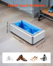 Shoe Cover Dispenser, Automatic Shoe Covers Dispenser with 100 Pcs of Non-Slip Disposable Shoes Covers, Fits V952-SDXTJYCXXTMB0GXXD001V0